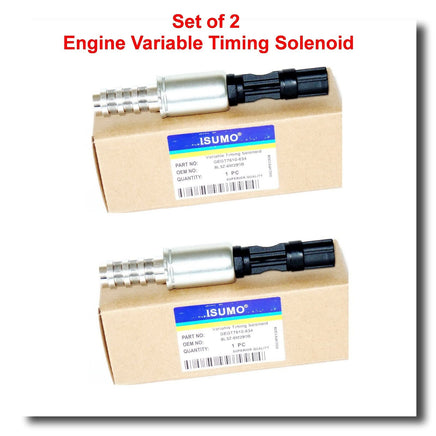 Set of 2 Engine Variable Timing Solenoid Actuator Fits: Ford Lincoln Mercurecy