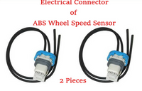 2 Connectors of ABS Wheel Speed Sensor Front Left/Right Fits:EQUINOX TORRENT VUE
