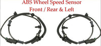 4 ABS Wheel Speed Sensor W/Connectors Front-Rear Left & Right Fits:Mustang 11-14