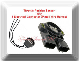 Throttle Position Sensor W/ 1 Electrical Pigtail Connector Fits:Infiniti  Nissan