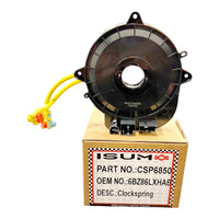 6BZ86LXHAB Clock Spring Cable Fits Fiat 500x 2016-2018 W/O Heated Steer Wheel