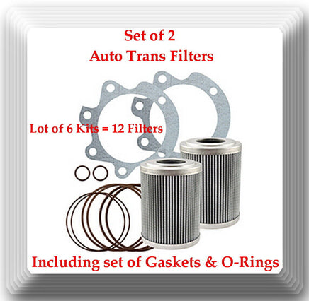 6 Kits of Auto Trans Filter Kit HF35153 Fits: For Vehicles With Allison Trans