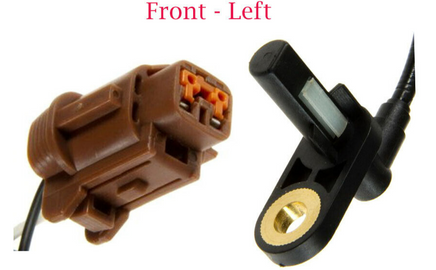 2 ABS Speed Sensor  Front Left & Right Fits: Nissan Altima 2002-2006 2.5L 3.5L