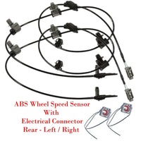 2 x ABS Wheel Speed Sensor + Connectors L/R  Rear Fits V Crosstrek Forester