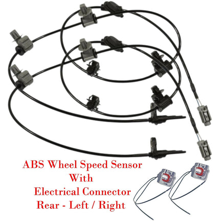 2 x ABS Wheel Speed Sensor + Connectors L/R  Rear Fits V Crosstrek Forester