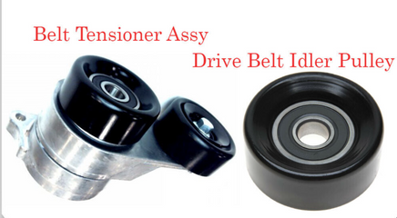 Belt Tensioner & Idler Pulley Fits: MDX RL TL ZDX Accord Odyssey Pilot Ridgeline