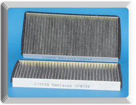 Set of 2 Pieces Cabin Air Filter Fits Tracker Grand Vitara Vitara XL7 1999-2004
