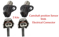 Pair of 2 Camshaft Postion Sensor W/ Conneectors Fits:Prizm Lexus Scion Toyota
