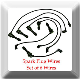 Set 6 Wires Spark Plug Wire Set Fits: Dodge Stealth Mitsubishi 3000GT Diamante