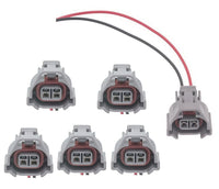 6 x Fuel Injector Electrical Connector Fits Toyota Supra 1987-1992