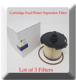 Lot of 3 Cartridge Fuel /Water Separator FD4621 Filter Fits Ford Transit