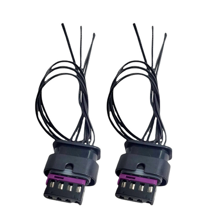 2 x Mass Air Flow Sensor Electrical Connector Fits BMW 760LI 2010-2015