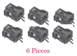 6x Connector of Fuel Injector MFI New Secondary For Lexus IS F 2008-2014 V8 5.0L