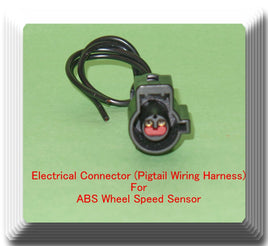 ABS Wheel Speed Sensor Connector Rear Left  Fits Taurus Sable 2008-2009 W/RWD