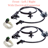 2 ABS Wheel Speed Sensor Front-Left/Right W/Connector For Cadillac Chevrolet GMC