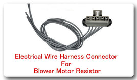 5 Wire Harness Pigtail Connector For Blower Motor Resistor RU43 Fits: GM 1530592