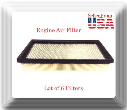 Lot of 6 x Engine Air Filter SA5324 Fits:Ford Focus 2000-2004 L4 1.8L 2.0L 2.3L 