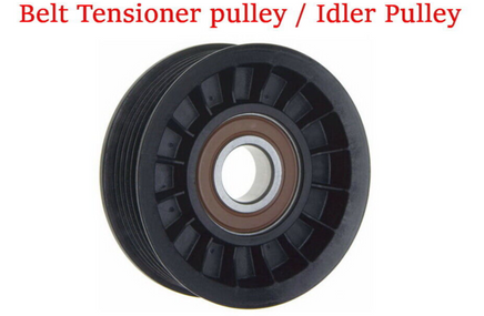 3 Pcs 1x Grooved & 2 Smooth Belt Idler Pulley Fits: Equinox Torrent 2006-2009