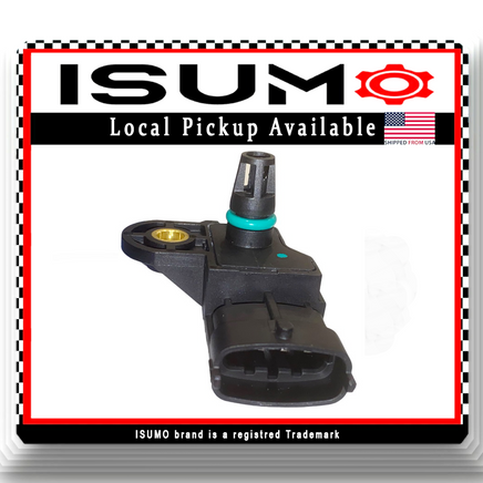 Turbocharger Boost Sensor  W/Connector Fits Buick Chevrolet Ford GMC 2012-2020