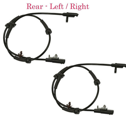 2 X ABS Wheel Speed Sensor & Connector Rear L/RFits Nissan Rogue 2014-2020