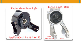 Engine Mount Front Right & Rear Fits Honda M216 Odyssey 1999-2004 V6 3.5L