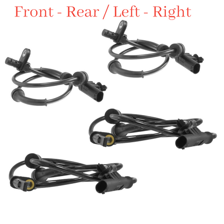 4x  ABS Speed Sensor  Front-Rear L/R Fits Nissan Tiida 2007-2018 Versa 2007-2012
