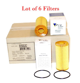 6 x Engine Oil Filter SOE8161 .CH11784 Fits Audi Porsche Volkswagen 2014-2024