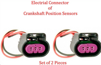 3 X Connector of Camshaft/Crankshaft Position Sensor Fits:GM Saab Saturn L4-2.4L