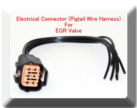 Electrical Connector (Pigtail Wire Harness) for EGR Valve EGV913 Fits Mitsubishi