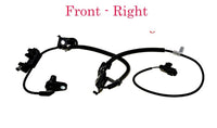 2x ABS Wheel Speed Sensor & Connector Front L/R Fits Sienna 2011-2020 2.7L 3.5L