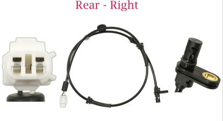 2 x ABS Wheel Speed Sensor Rear Left / Right Fits: Suzuki SX4 2007-2013  FWD