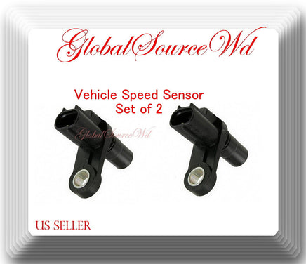 2 Pcs Transmission Input/Output Speed Sensor W/ Connector Fits:Toyota Highlander
