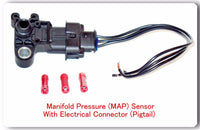 Manifold Absolute Pressure Sensor W/ Connector Fits: Buick Cadillac Chevrolet  &