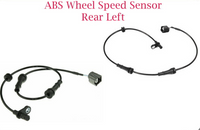 2 X 47900/47901-1KA0A ABS Wheel Speed Sensor Rear L/R Fits: Juke 2011-2017 FWD