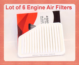 Lot 6 Engine Air Filters 17801-50060 CA9379  Fits:LEXUS GS300 GS430 GS450h SC430