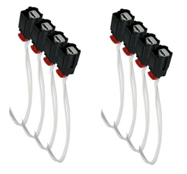 8 x Parking Aid Distance Sensor + Connectors For Buick  Cascada Regal 2016-2019