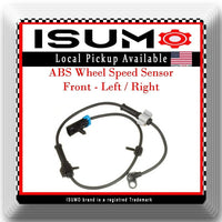 ABS Wheel Speed Sensor W/Connector Front L/R Fits: Cadillac Chevrolet GMC 02-13