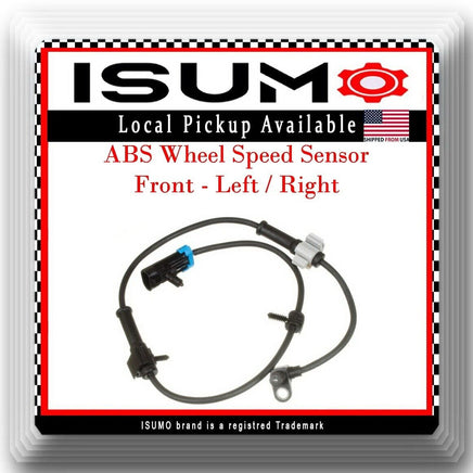 ABS Wheel Speed Sensor W/Connector Front L/R Fits: Cadillac Chevrolet GMC 02-13