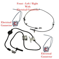 2 x ABS Wheel Speed Sensor & Connectors Front L/R Fit Subaru Forester Impreza &