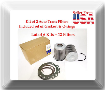 6 Kits of Auto Trans Filter Kit HF35153 Fits: For Vehicles With Allison Trans