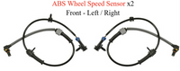 2 ABS Wheel Speed Sensor Front-Right & Left Fits: Chevrolet & GMC 2003-2018