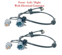 4X ABS Speed Wheel Sensor & Connector Front/Rear L/R Fits Nissan Xterra 05-15