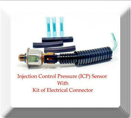 Injection Control Pressure Sensor W/ Connector Kit Ford IC Corporation Int 6.0L