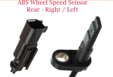 2 X ABS Wheel Speed Sensor W/Connector Rear L/R Fits Fits Ford Lincoln 2010-2019