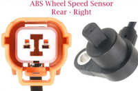 ABS Wheel Speed Sensor & Connector Rear Right For Acura CL TL Honda Accord