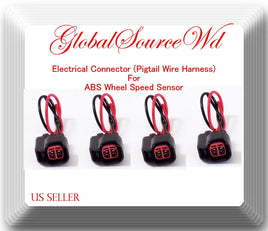 4 Connector of ABS Speed Sensor ALS1998 Rear Front Fits Town & Country  Caravan