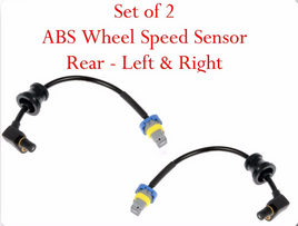 Set of 2 ABS Wheel Speed Sensor Rear Left &  Right Fits: EQUINOX TORRENT VUE