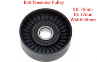 2 Pcs Belt Tensioner Assy & Tensioner Pulley Fits: Aveo Pontiac Wave Swift+ 2004