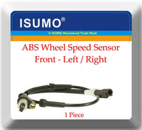 1 X ABS Wheel Speed Sensor W/ Connector Front L & R  Fits: Ranger B3000 B4000