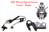 4x ABS Speed Sensor & Connector Front- Rear L/R For Corolla 09-10 Built in Japan